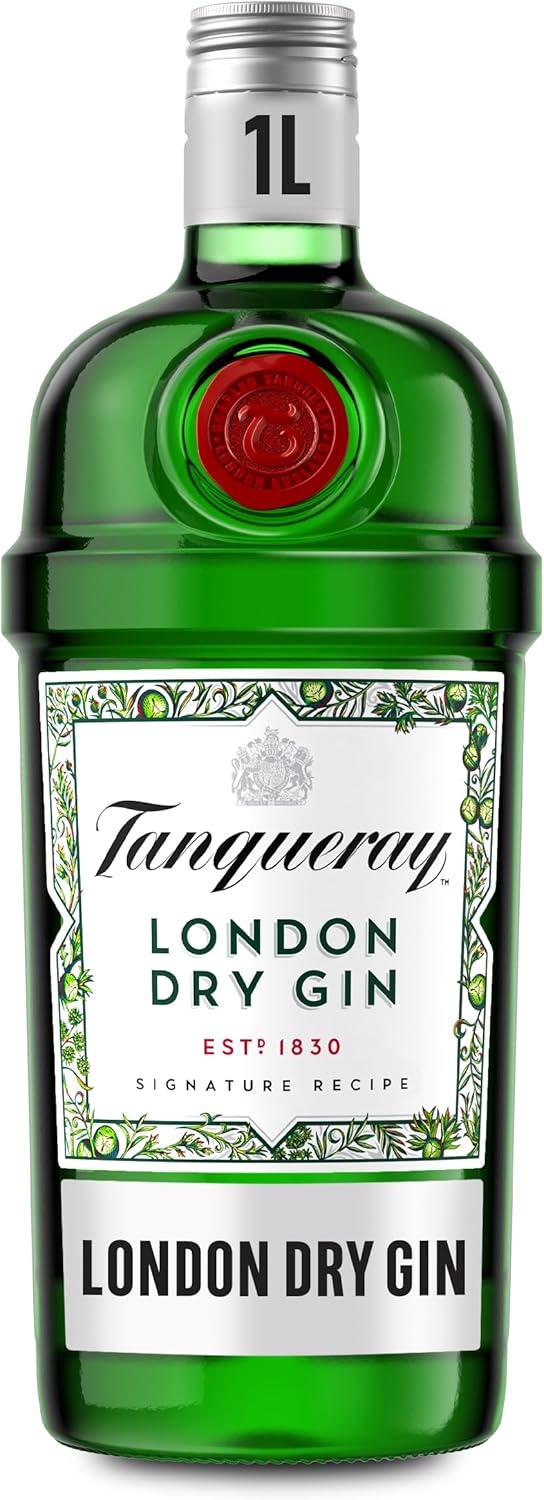 Tanqueray London Dry Gin, bouteille 1 L