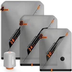 VACBIRD Turbo X8 – 20 Vacuum Bags with Cordless Pump